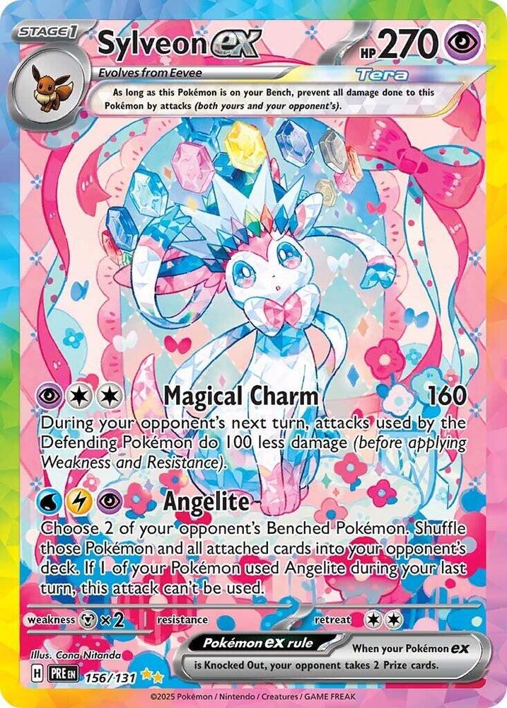 Sylveon ex (156/131) [Scarlet & Violet: Prismatic Evolutions]