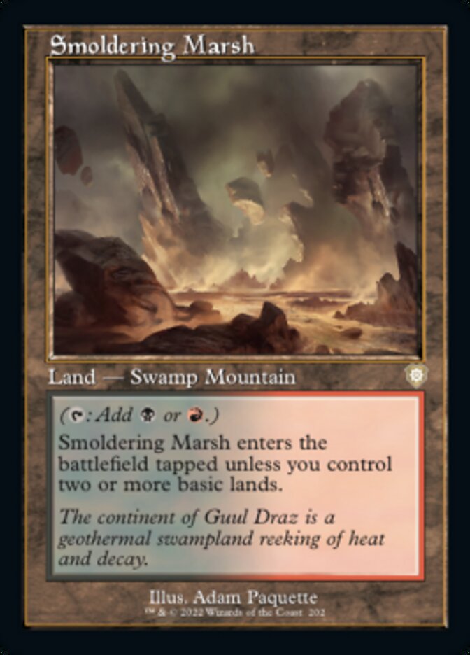 Smoldering Marsh (Retro) [The Brothers' War Commander]