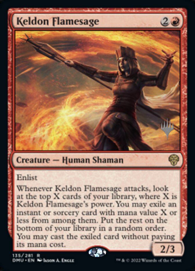 Keldon Flamesage (Promo Pack) [Dominaria United Promos]