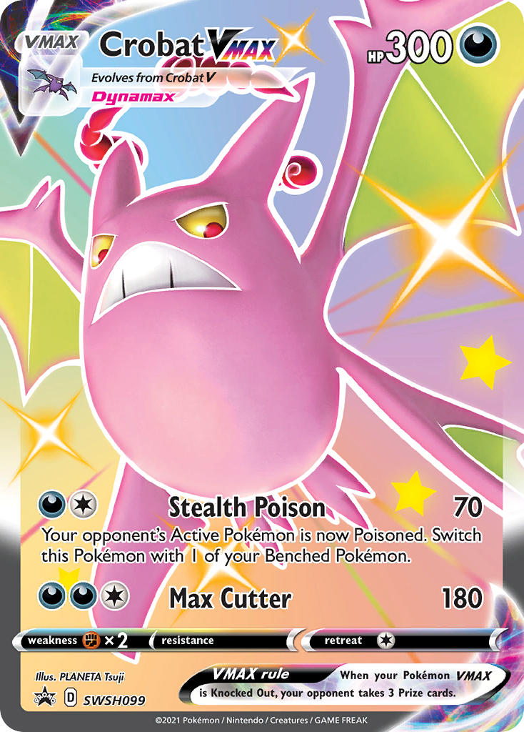 Crobat VMAX (SWSH099) (Jumbo Card) [Sword & Shield: Black Star Promos]