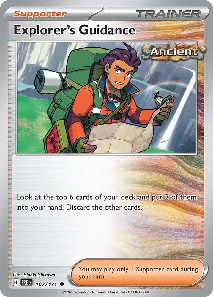 Explorer's Guidance (107/131) [Scarlet & Violet: Prismatic Evolutions]