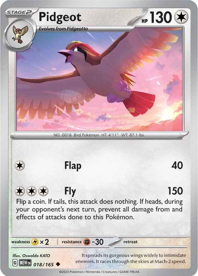 Pidgeot (018/165) [Scarlet & Violet: 151]