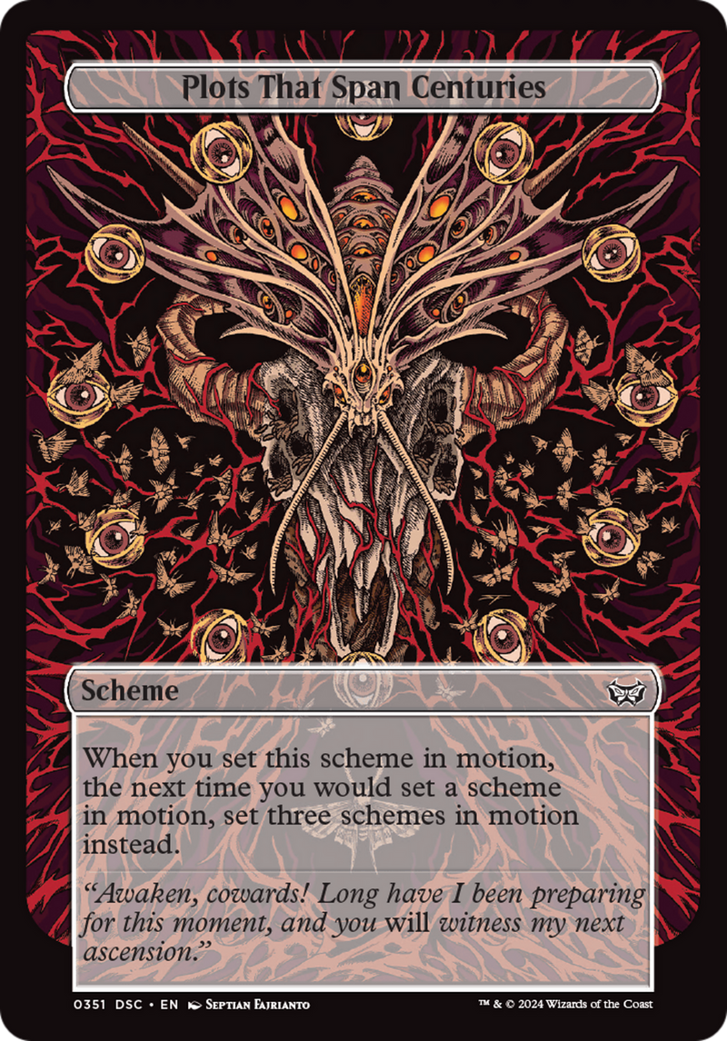 Plots That Span Centuries (Full Art) [Duskmourn: Archenemy]