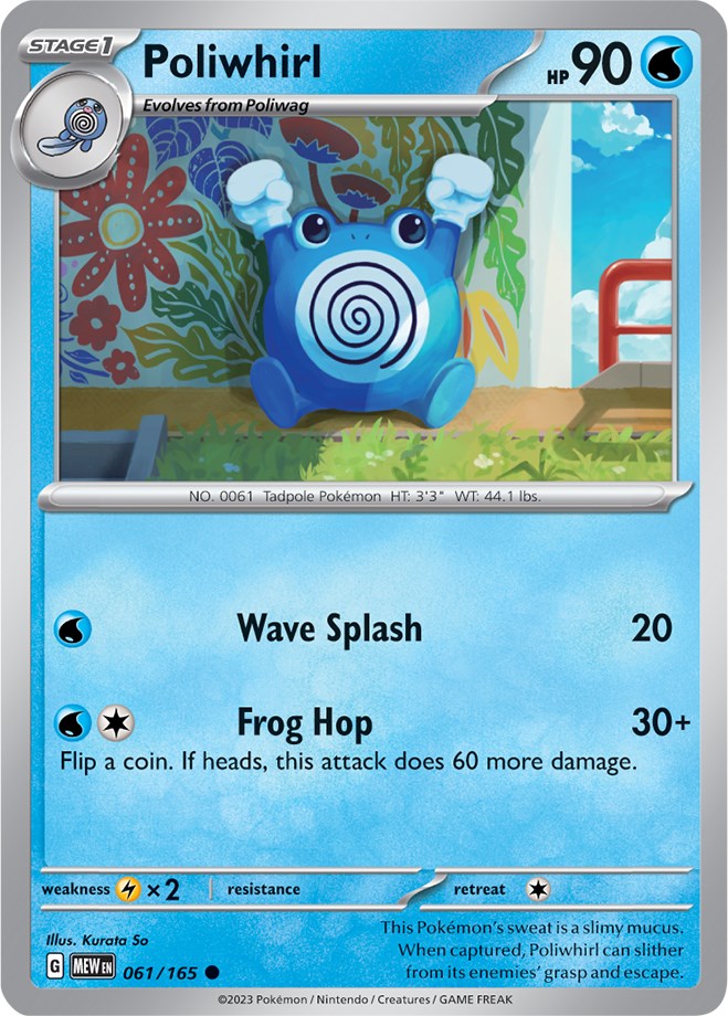 Poliwhirl (061/165) [Scarlet & Violet: 151]