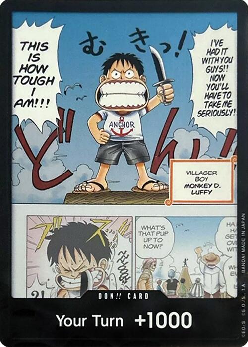 DON!! Card (Young Luffy) (Devil Fruits Collection Vol. 1) [One Piece Promotion Cards]