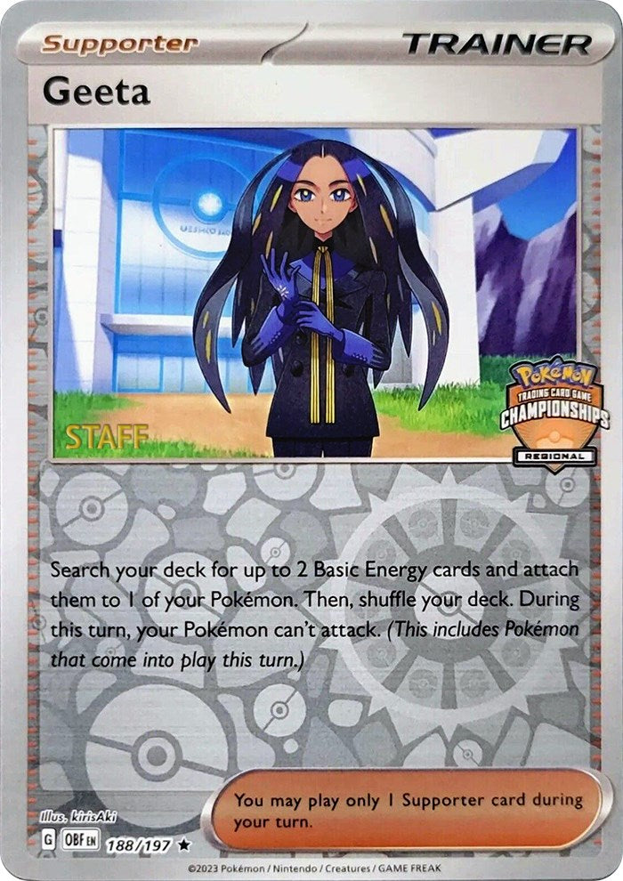 Geeta (188/197) (Staff Regional Championships) [League & Championship Cards]