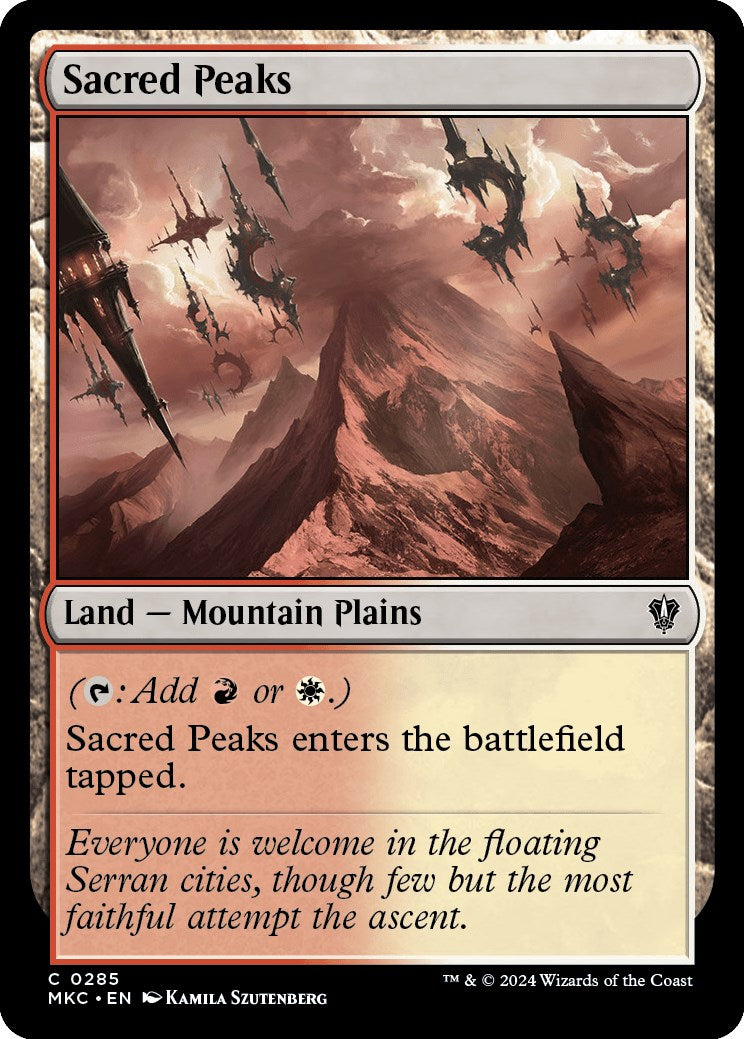 Sacred Peaks [Murders at Karlov Manor Commander]