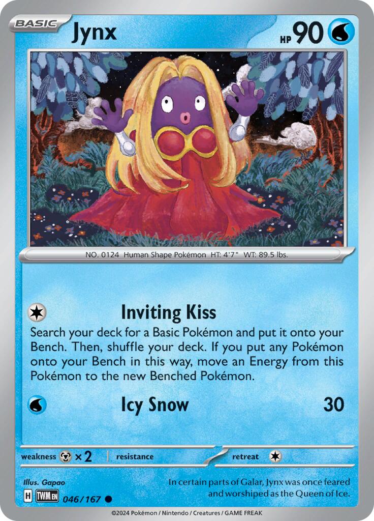 Jynx (046/167) [Scarlet & Violet: Twilight Masquerade]