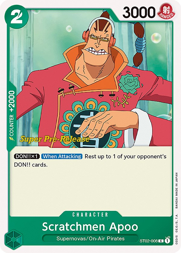 Scratchmen Apoo [Super Pre-Release Starter Deck: Worst Generation]