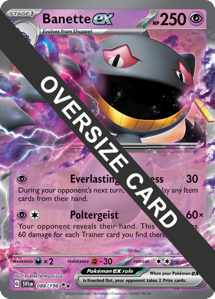 Banette ex (088) (Jumbo Card) [Scarlet & Violet: Black Star Promos]