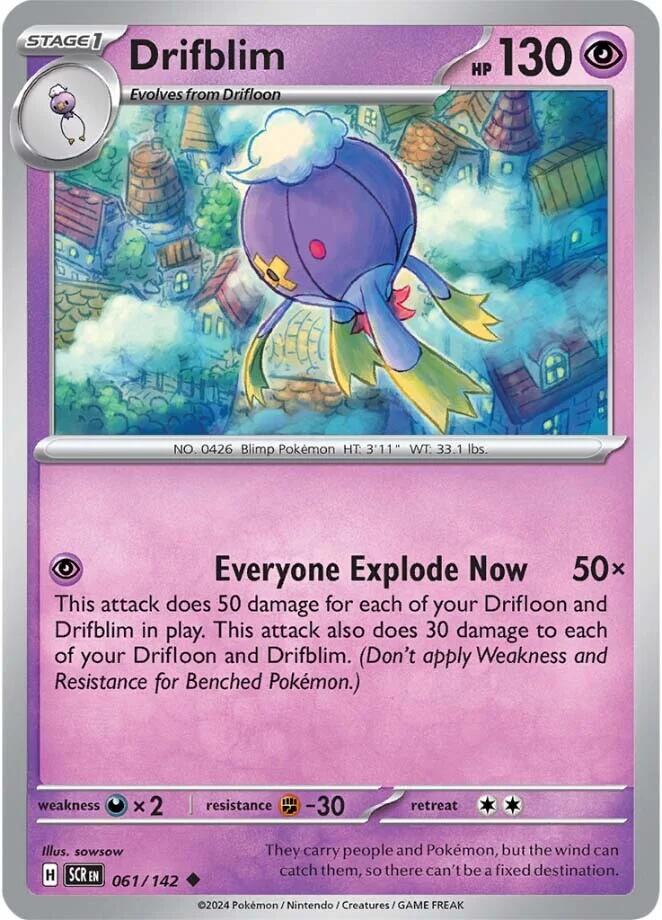 Drifblim (061/142) [Scarlet & Violet: Stellar Crown]