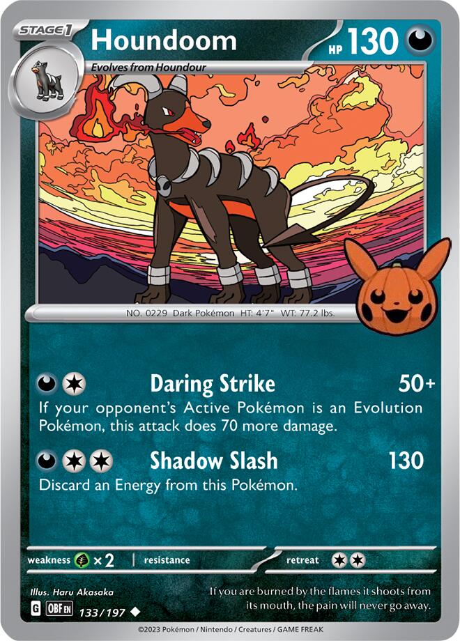 Houndoom (133/197) [Trick or Trade 2024]