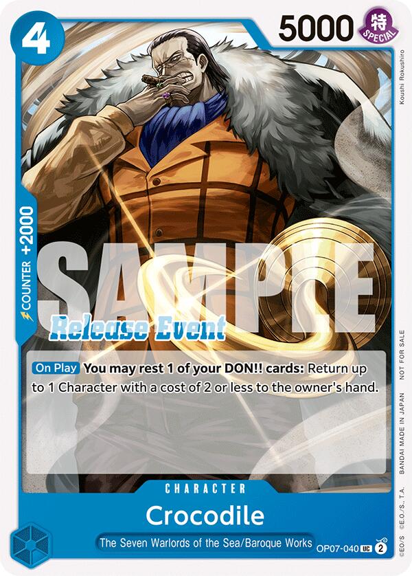 Crocodile (ST15 - ST20 Release Event Pack) [One Piece Promotion Cards]