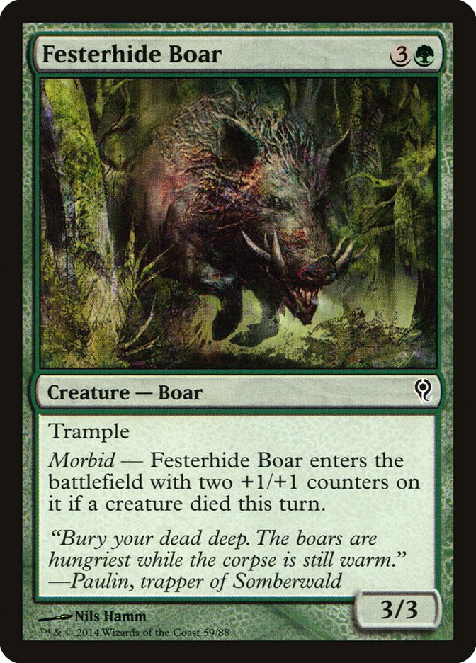 Festerhide Boar [Duel Decks: Jace vs. Vraska]