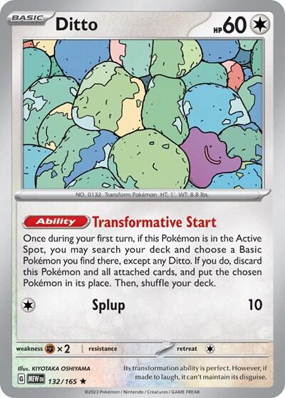 Ditto (132/165) (Non-Holo) [Scarlet & Violet: 151]