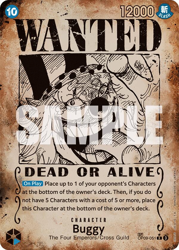 Buggy (Wanted Poster) [Emperors in the New World]