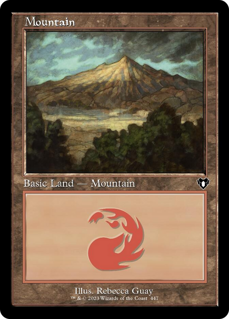 Mountain (447) (Retro) [Commander Masters]