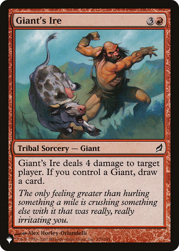 Giant's Ire [The List]