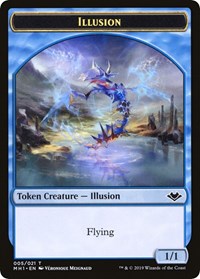 Illusion // Bear Double-Sided Token [Modern Horizons Tokens]