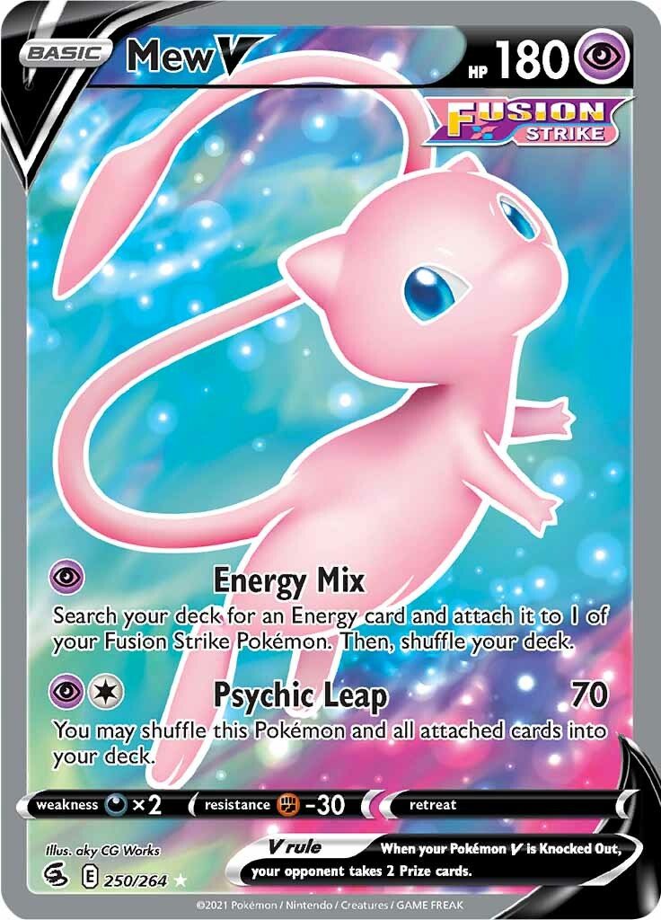 Mew V (250/264) [Sword & Shield: Fusion Strike]