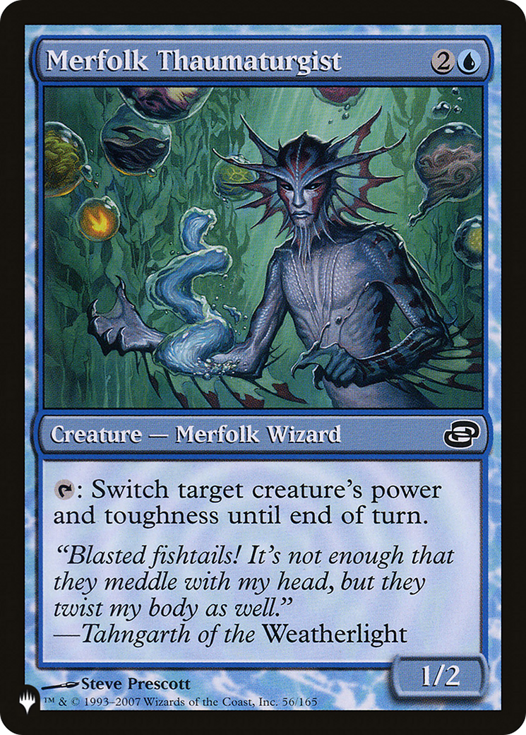 Merfolk Thaumaturgist [The List Reprints]