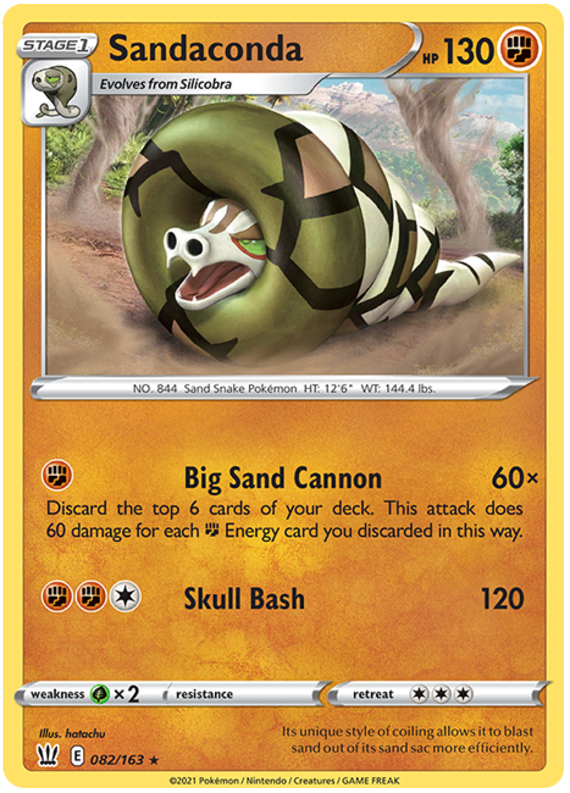 Sandaconda (082/163) [Sword & Shield: Battle Styles]