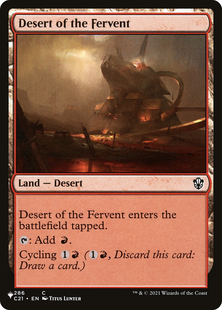 Desert of the Fervent [The List]