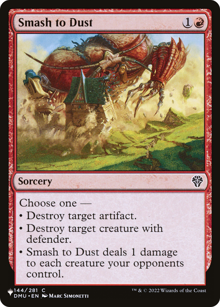 Smash to Dust [The List Reprints]