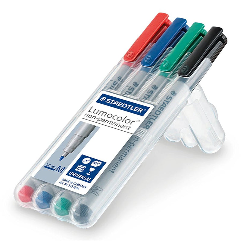 Water-Soluble Markers - 4 pack