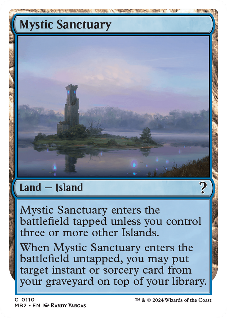 Mystic Sanctuary (White Border) [Mystery Booster 2]