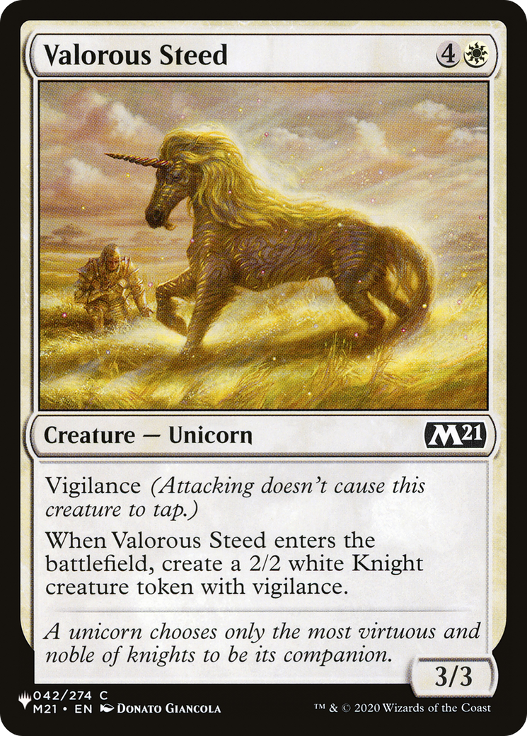 Valorous Steed [The List Reprints]