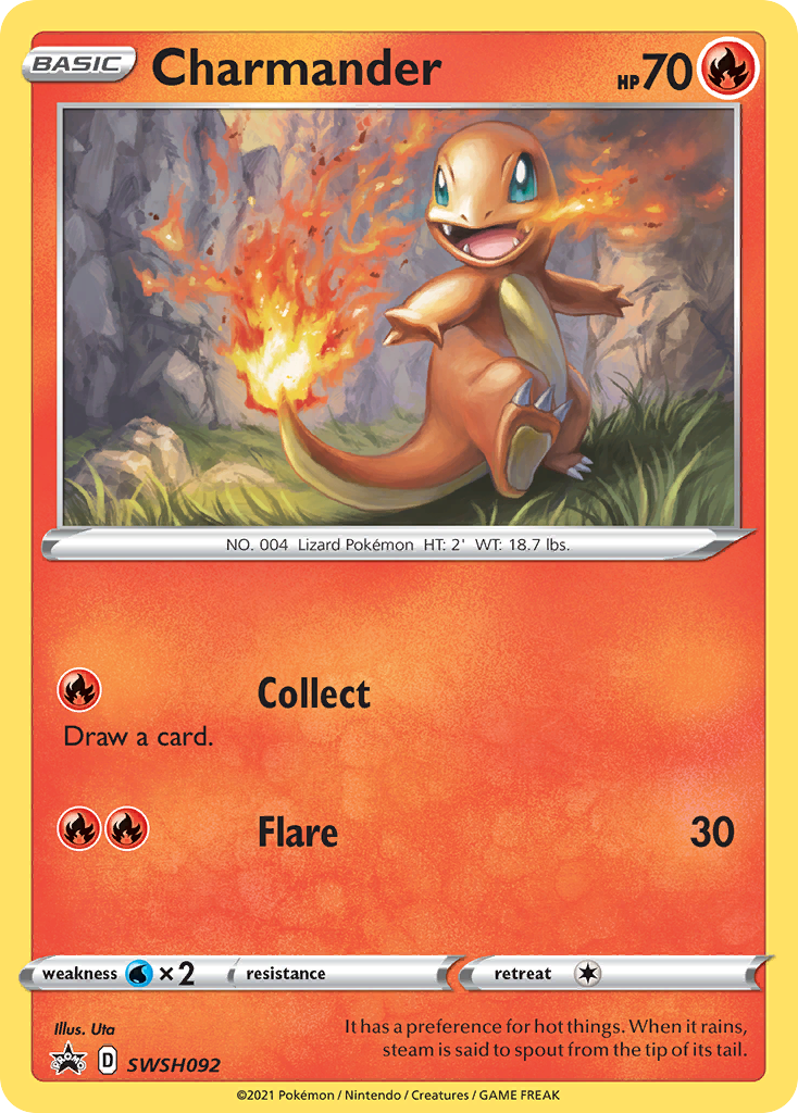 Charmander (SWSH092) [Sword & Shield: Black Star Promos]