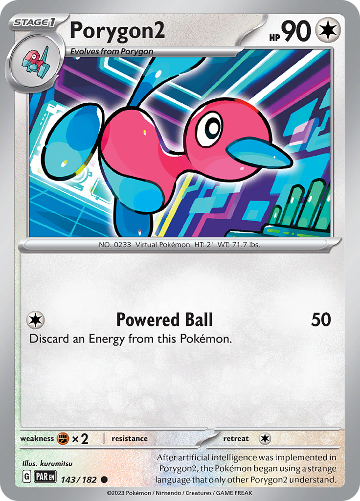 Porygon2 (143/182) [Scarlet & Violet: Paradox Rift]