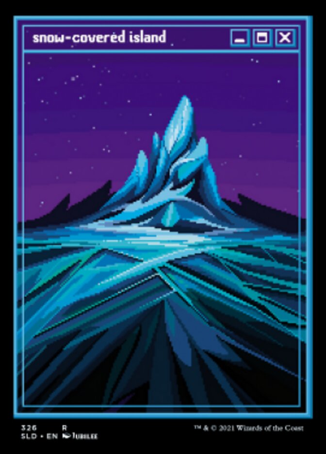 Snow-Covered Island (Foil Etched) [Secret Lair Drop Series]