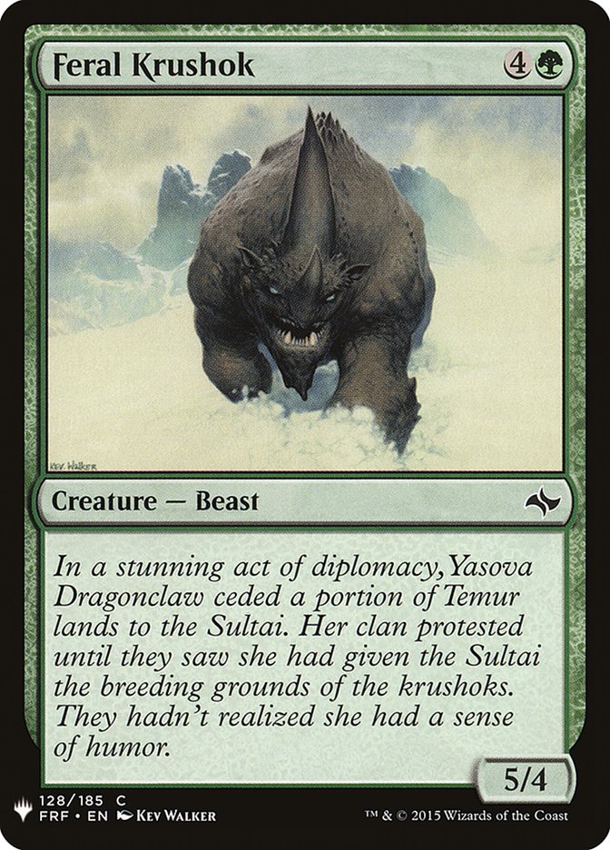 Feral Krushok [Mystery Booster]