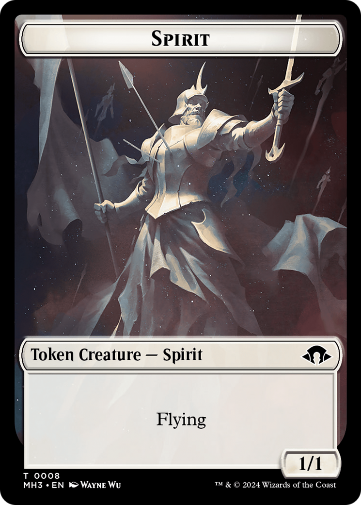 Spirit Token (0008) [Modern Horizons 3 Tokens]