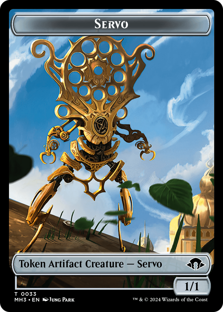 Servo // Thoper Double-Sided Token [Modern Horizons 3 Tokens]