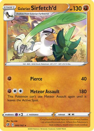 Galarian Sirfetch'd (095/192) (Theme Deck Exclusive) [Sword & Shield: Rebel Clash]