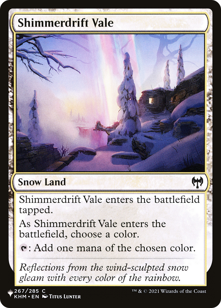 Shimmerdrift Vale [The List Reprints]