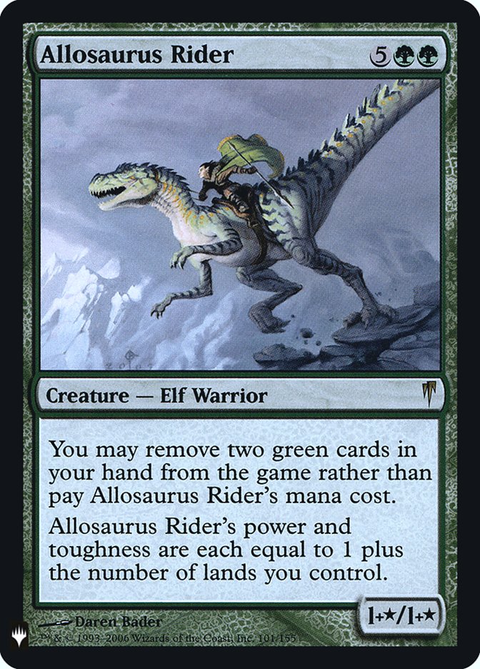 Allosaurus Rider [Mystery Booster]