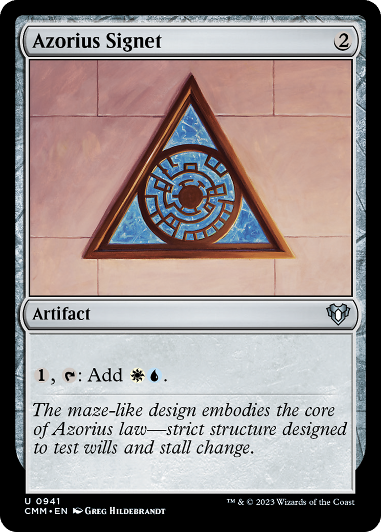 Azorius Signet [Commander Masters]