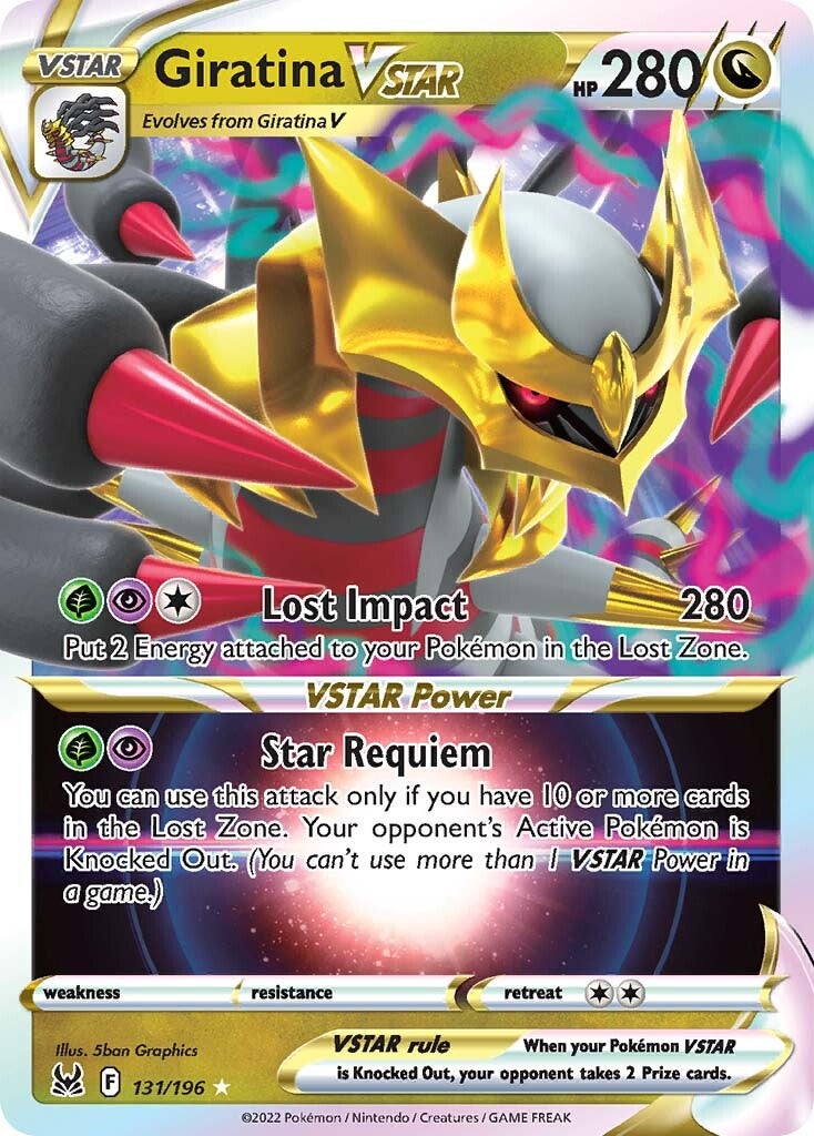 Giratina VSTAR (131/196) (Jumbo Card) [Sword & Shield: Lost Origin]