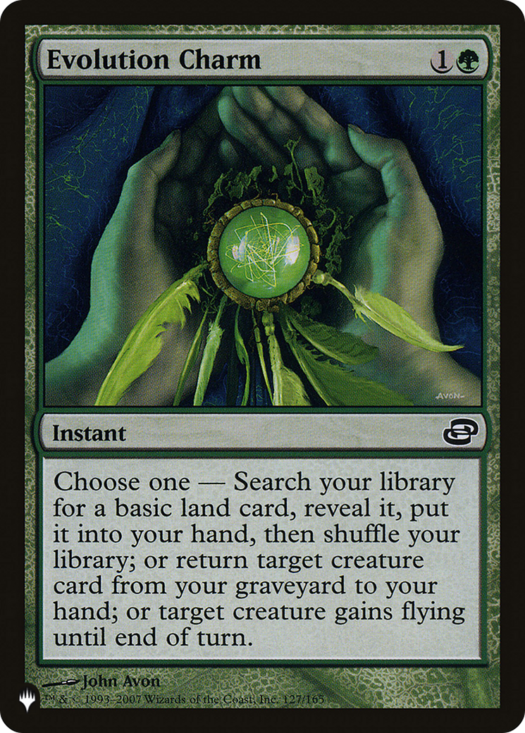 Evolution Charm [The List Reprints]