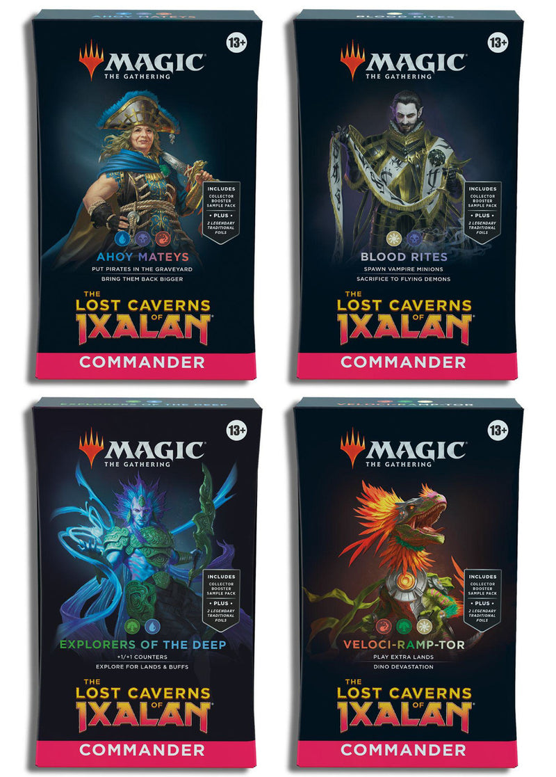 Lost Cavern of Ixalan Commander Deck - Set of 4 Decks