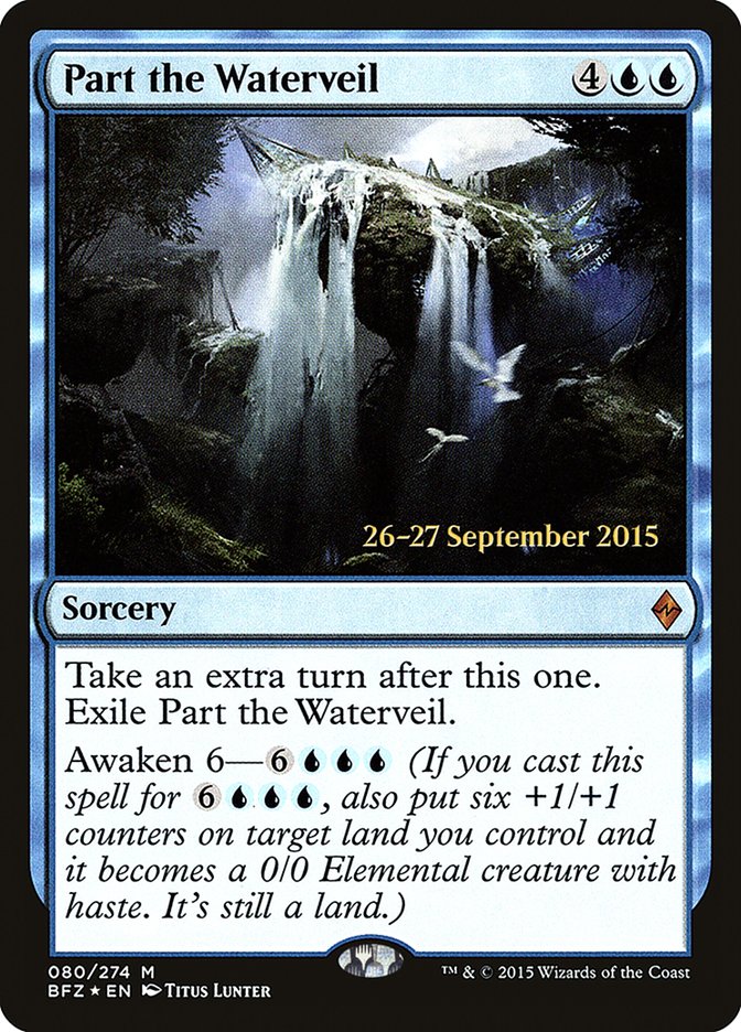 Part the Waterveil  [Battle for Zendikar Prerelease Promos]