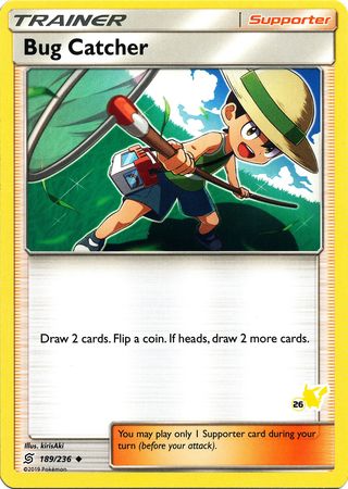 Bug Catcher (189/236) (Pikachu Stamp