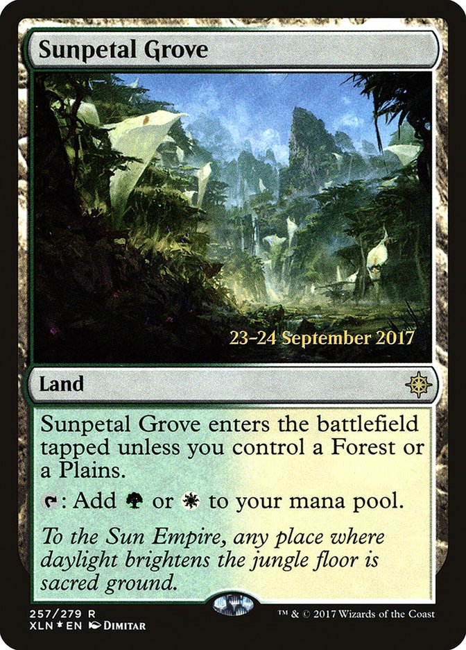 Sunpetal Grove  [Ixalan Prerelease Promos]