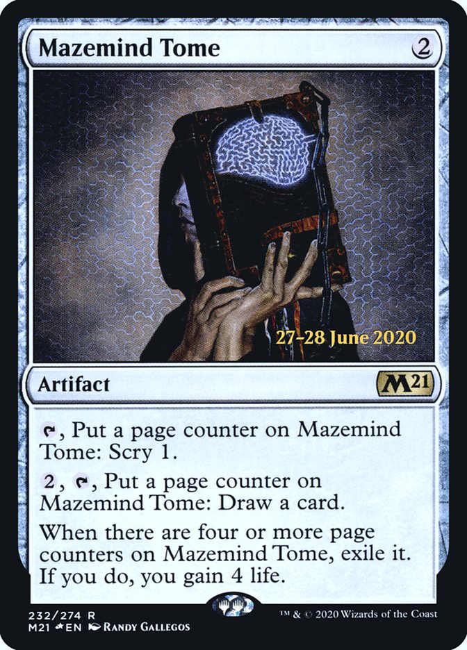 Mazemind Tome  [Core Set 2021 Prerelease Promos]