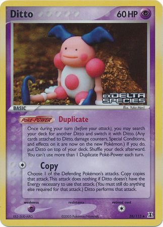 Ditto (38/113) (Stamped) [EX: Delta Species]