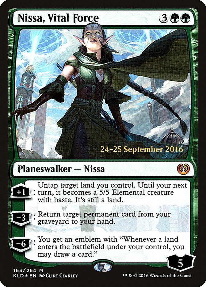 Nissa, Vital Force  [Kaladesh Prerelease Promos]